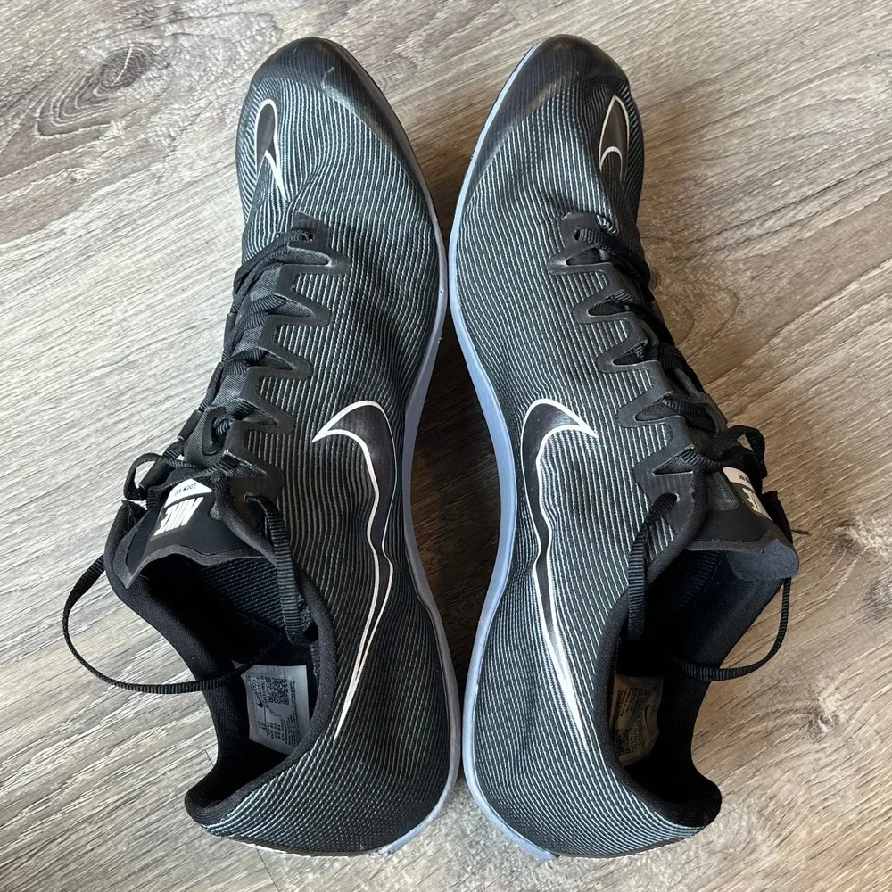 Nike Zoom 400 Track Spikes Black Indigo Fog Mens 12 UK 11 EU 46